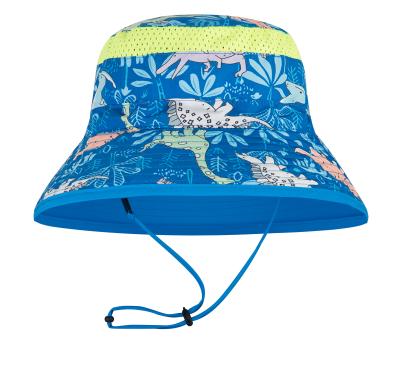 China Big AGADECIDO Beach Sun Bucket Hat UPF 50+ Sun Protection Hats Toddler Casual Baby Girl Boys Big Brim Sun Hats For Kids for sale