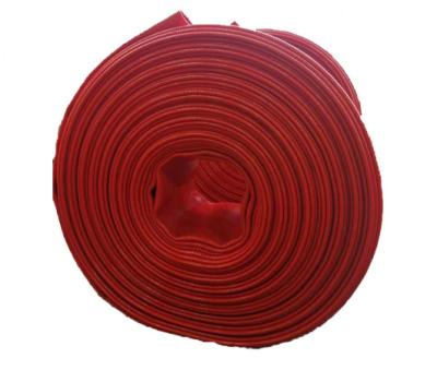 China High pressure wear resistance anti abrasion 14 inch tpu layflat hose for burst for sale