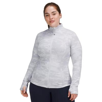 China Breathable Wholesale Sports Jackets Women Workout Running Slim Fit Yoga Jacket for sale