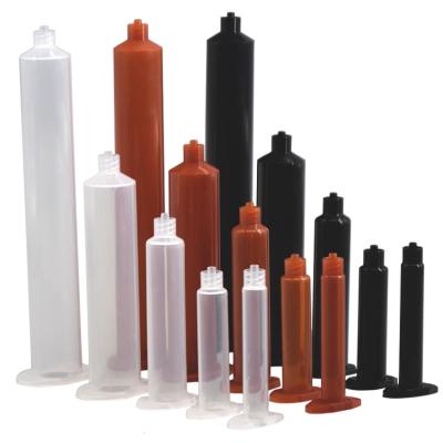 China Building Material Shops Pneumatic Barrel US Style 3cc Syringe Disposable Transparent Dispenser Industrial Dispensing Barrel for sale