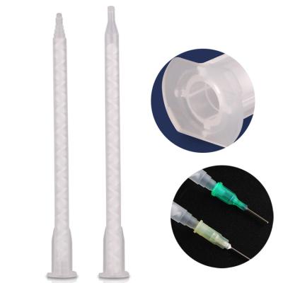 China Bayonet Base MA6.3-17-S Mixing Tube Two-component Mixed Tools Disposable Plastic Static Mixer Nozzle MA 6.3-17-S for sale