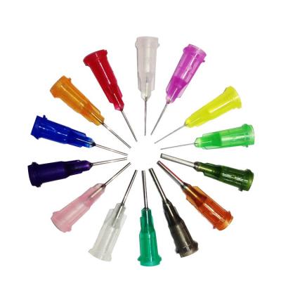 China Hotels Quality Assurance 14G 15G 16G Plastic Steel Needle Tip Disposable Industrial Epoxy Dispensing Needle for sale