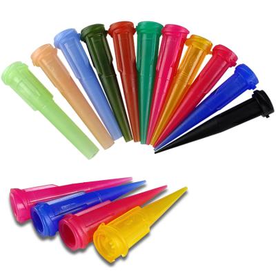 China Hotels High Quality TT 20G 21G 22G Tapered All Plastic Needle Disposable Dispensing Tip Dispensing Consumable for sale