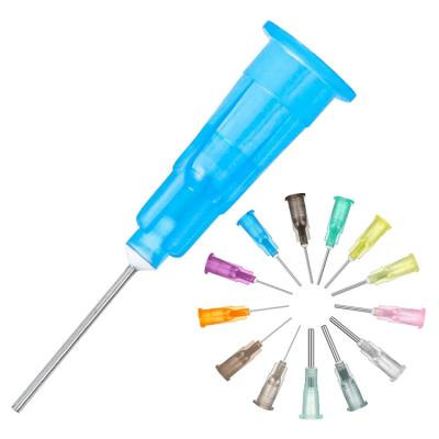 China Hotels Quality Assurance 1/2 Inch 8# 9# 10# Plastic Base Glue Dispensing Needle Stainless Steel Needle Tube for sale