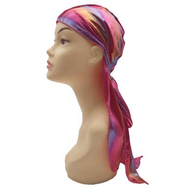 China Multifunctional Custom Durag Satin Silk Durags With Customized Logo for sale