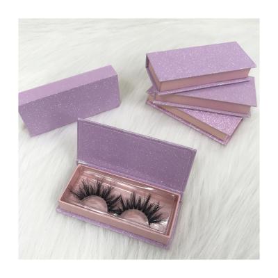 China Thick Private Label Faux Mink Lashes 25mm 3D Real Mink Eyelashes for sale