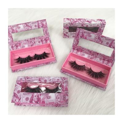 China Custom Wholesale Thick 3d/4d/5d/6d/7d Dramatic 25mm Eyelash Packaging Box Lashes Natural Mink Lashes Seller for sale