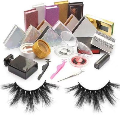 China MIX Lashes Free Sample 100% Mink Full Strip Lashes 25mm 5d Mink Lashes Sale 3d Whole Mink Lashes for sale