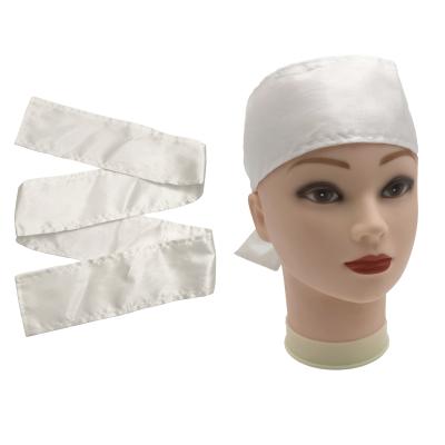 China Wholesale Price Private Label Other Edges Hair Wrap Satin Headband Solid Head Wrap Silk for sale