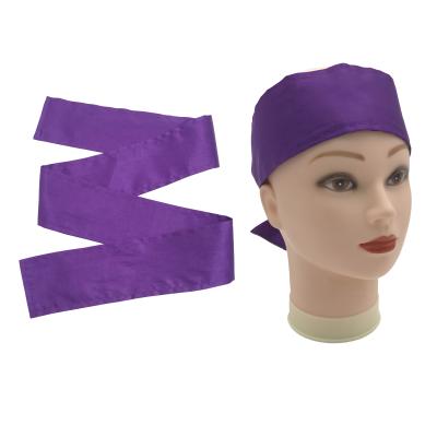 China Other best selling satin edged hair wrap custom logo silk satin head wrap headband for women for sale