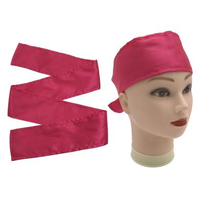 China Other Top Selling Custom Logo Hairband , Hair Wrap Silk Satin Head Wrap For Women for sale