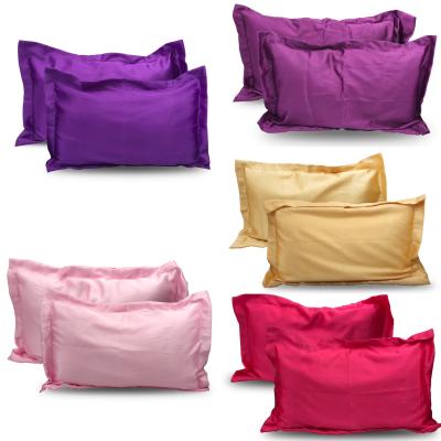 China Factory Wholesale Custom Logo Silk Pillow Cases High Quality Home Seller Silk Satin Pillow Cases for sale