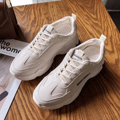 China Custom fashion brand girls fashion trend B9801 low price OEM white streetwear sneakers for sale