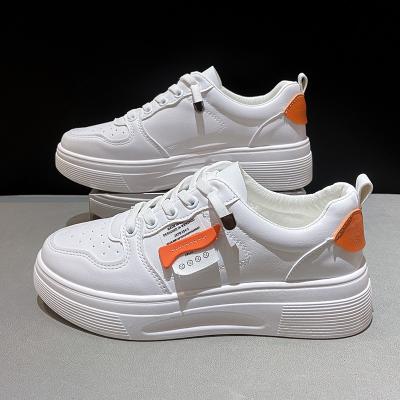 China Fashion Trend 8818 Luxury Designer Platform Women Ladies White Sneakers Shoes for sale