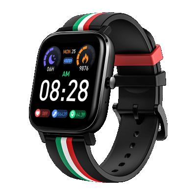 China MP3 Playback Answer Call Smart Watch Men Touch Dial Call Fitness Tracker P12 Full Bluetooth 4G ROM Smartwatch For IOS Android Xiaomi Huawei for sale