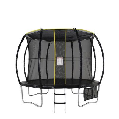 China With Protective Pumpkin Net Trampoline With Storage Net&Ladder For Family Kids And Adults Trampoline Wholesale for sale