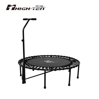 China Without new protective fitness net trampoline with handlebars for sale trampoline fitness for sale