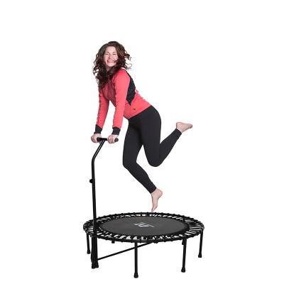 China Without Strength Protective Net EXTRA Fitness Mini Trampoline With Black Version Indoor Trampoline for sale