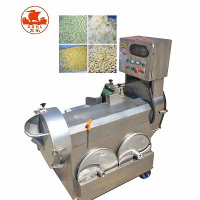 China Vegetable Automatic Discharge Chopper Machine Restaurant Vegetable Cutting Machine for sale