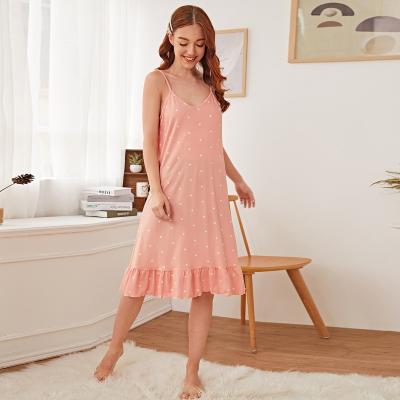 China QUICK-DRY soft thin soft point service handsome wave suspender pajamas suspender summer home sexy dress for sale