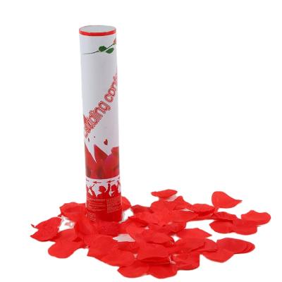 China Eco-friendly Twist Party Snap Cylinder Rose Gold Confetti Cannon Wholesale for sale