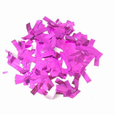 China Custom Biodegradable Foil Paper Rose Rectangle Glitter Confetti for sale