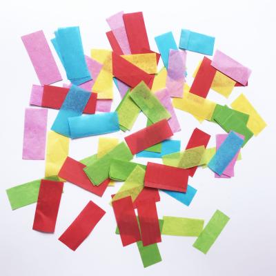 China Yellow Biodegradable Paper Color Shape Custom Confetti Sale Confetti Wholesales for sale