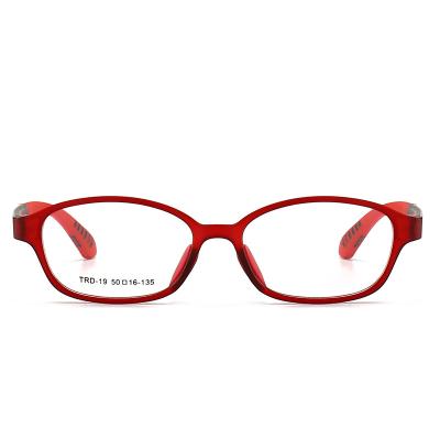 China Glasses Frames Hot Selling Drop Tr90 Rectangle Frame Multicolor Heavy Duty Kids Glass Frame for sale