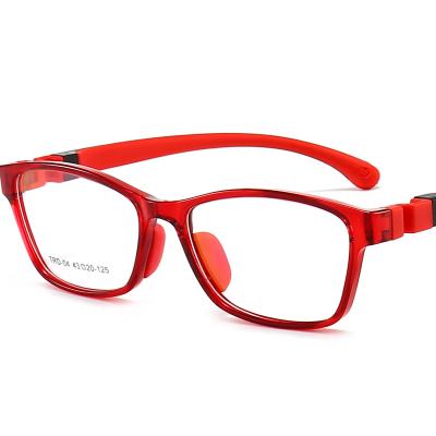 China New fashion children's glasses frames comfortable pressure glass barrier non-nose blue light men and women blue light children's glasses for sale