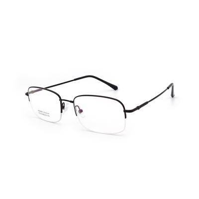 China Lightweight Popular Middle Beam Memory Temple Titanium Classic Men The Only Glass Beam Glasses Frame Bendable Protect Glasses for sale