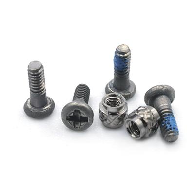 China M2 Round Screw Pure Titanium Straight Thread Nut Non Standard Cross Recessed Titanium Screw for sale