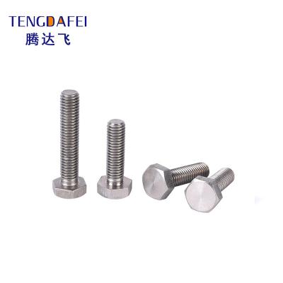 China Hex Head Screw Titanium Hex Bolt M8 Screw M8 Titanium External Hex Bolt Pure M6M8M10M12 for sale