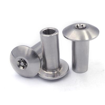 China 304 Stainless Steel Screw Hexagon Socket Flat Head Lantern CNC Aluminum High Quality Non-standard Fasteners for sale