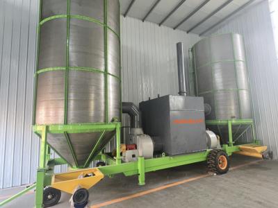 China 8 Tons Mobile Paddy Dryer Machine Portable Paddy Rice Dryer Machine for sale