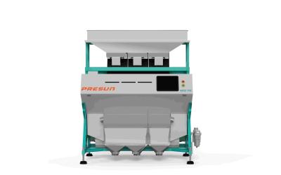 China High Output 3 Chutes Color Sorter Online Ccd Factory Rice Color Sorter Machine Wheat Rice Optical Infared Sorting Mach for sale