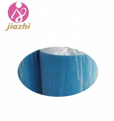 China Waterproof Non Woven Fabric 12gsm15gsm18gsm Waterproof Layer Blue / White Waterproof Mask Material Fast Delivery for sale