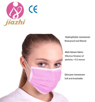 China 50pcs/box Disposable Earloop Cloth Anti-Dust 4 Ply Anti-Dust Face Mask Melt-Blown Nonwoven Anti-Smell Anti-Smell for sale