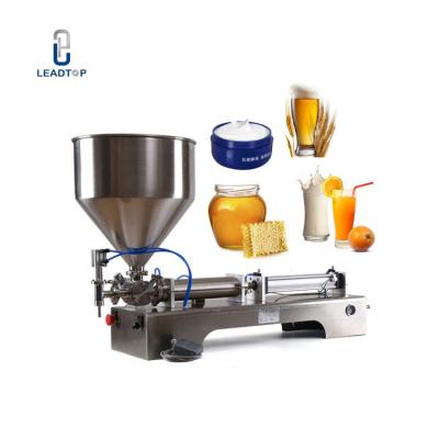 China Semi Automatic Cosmetic Water Food Filler Honey Soft Drink Tomato Paste Liquid Filling Machines for sale