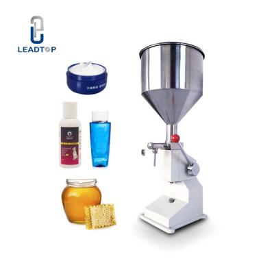 China Beverage Manual And Fill Honey Paste Cream Lotion Cosmetic Small Filling Machine Electric Pneumatic Liquid for sale