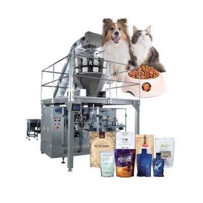 China Automatic Dog Grain Pouch Food Premade Pet Food Packing Machine Dried Fruit Doypack Stand Bag Bagging Packaging for sale