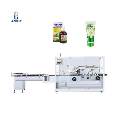 China Automatic Cough Syrup Bottle Food Toothpaste Cartoning Packing Machine for sale