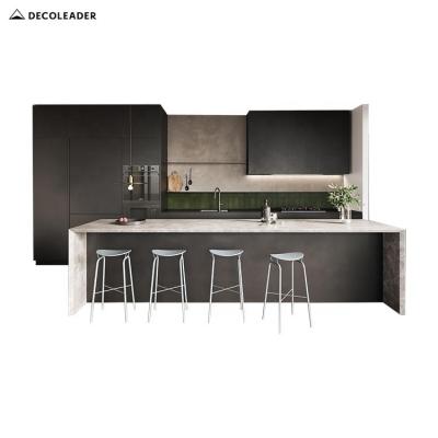 중국 2 PANEL PAC modern design dark gray sideboard Cocina 판매용