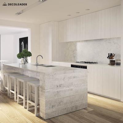 China Modern Full Kitchen Fixed Modern Design Splatter Back Kitchen Cabinets Cheap Price Te koop