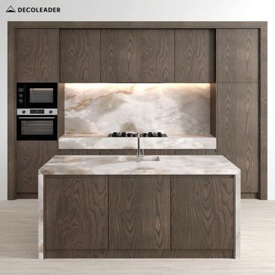 China modern kitchen modern design wood veneer sideboard for wholesale Te koop