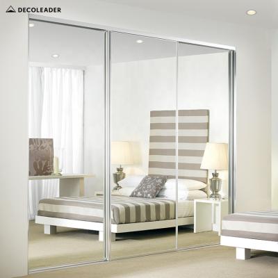 중국 (Size) DECOLEADER Adjustable Mirror Sliding Door Wardrobe For Australia 판매용