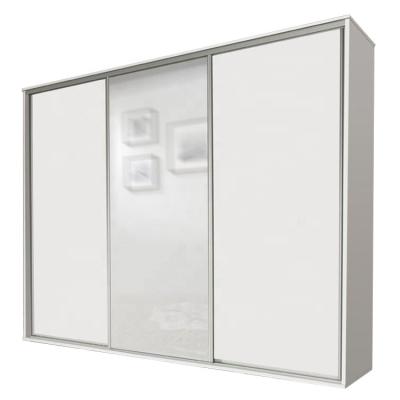 China (Hight) Wardrobe Adjustable Wardrobe Cupboards White Cabinet With Sliding Doors Te koop