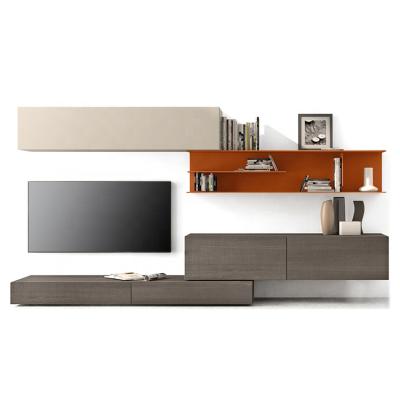 China Designer Favorites Designer Wall TV Stand Cabinet Lacquer and Woodgrain Te koop