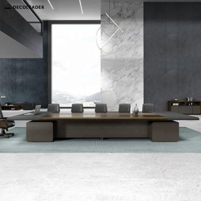 China Customizable High End Conference Room Table And Chairs Customizable Te koop