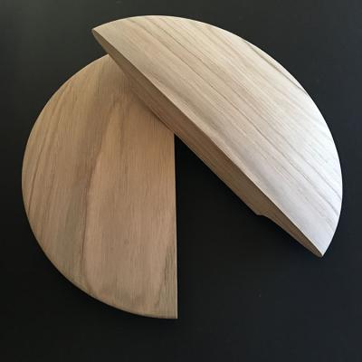 Κίνα Contemporary Semi Round Timber Handle Wood Handle προς πώληση