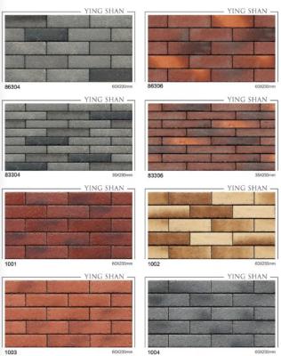 China Rural Decoration Colorful Wall Bricks Exterior Wall Tile Split Tiles Clinker Tile For Sale for sale